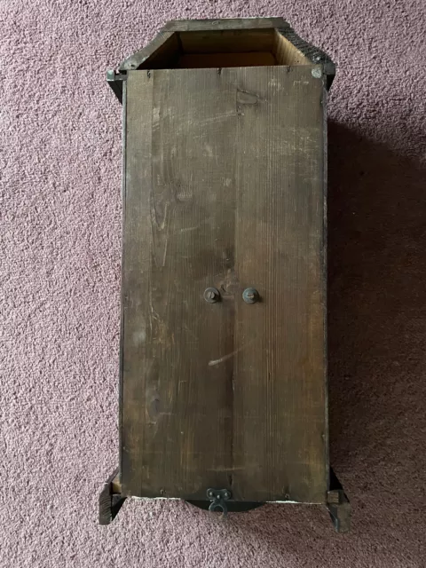 Antique Wooden Case Pendulum Wall Clock 3