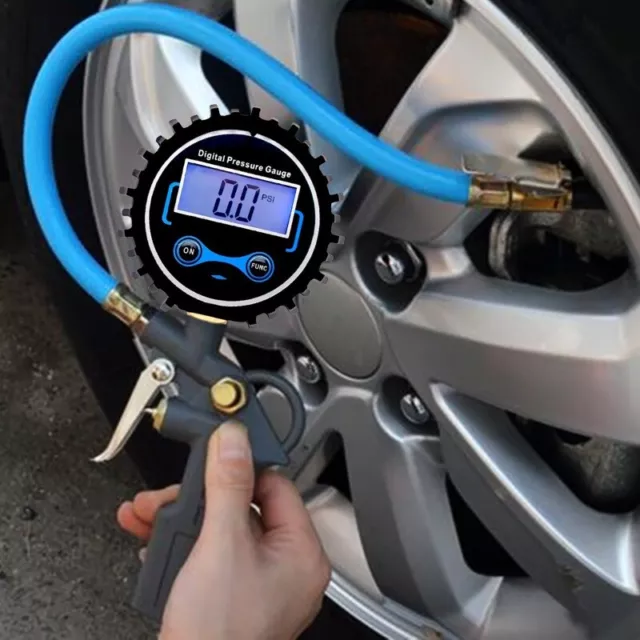 Tire Pressure Gauge LCD Display Digital Tire Tyre Air Pressure Gauge Meter Test
