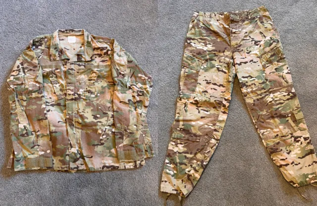 US Army Flame Resistant Multicam OCP Combat Pants & Coat set w/ Bug Repelant