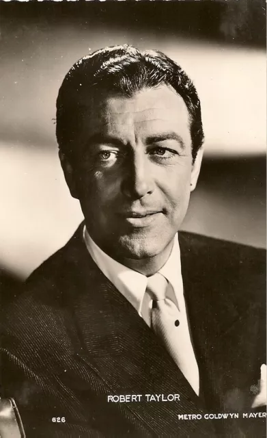 Carte Postale Photo Celebrite Acteur Robert Taylor