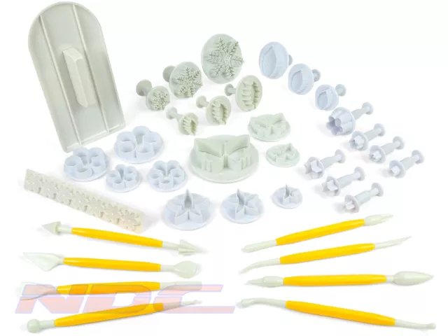 New 36PCS Cake Biscuit Icing Fondant Baking Cutter/Plunger decorating Set