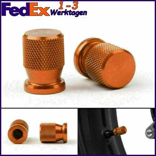 Tappi valvole CNC tappi valvole pneumatici arancione adatto per BMW G450X 2008-2010 E1