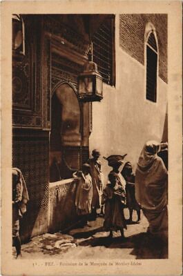 CPA ak fez fountain of the mosque moulay-Idriss morocco (24297)