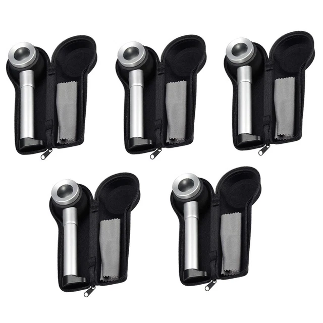 5X Handheld 45X Folding Linen Tester Metal Magnifiers Cloth Thread Counter  Y7W3