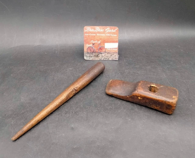 Putter Maillet Golf Vintage Wright&Ditson - Manche Bois, Brown Vardon, Droitier