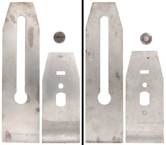 Founder's Grade Cutter/Chip Brkr. for Stanley No. 4 or 5 - Notched- mjdtoolparts