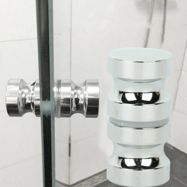 Manija de puerta botón de manija botón de puerta mango cromado manija botones de puerta hogar baño
