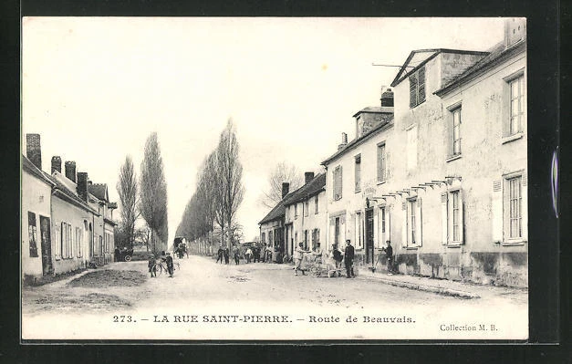 CPA La Rue Saint-Pierre, Route de Beauvais
