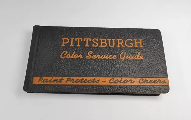 Vintage 1940s? Pittsburgh Paints Color Sevice Guide - Color Sample Book