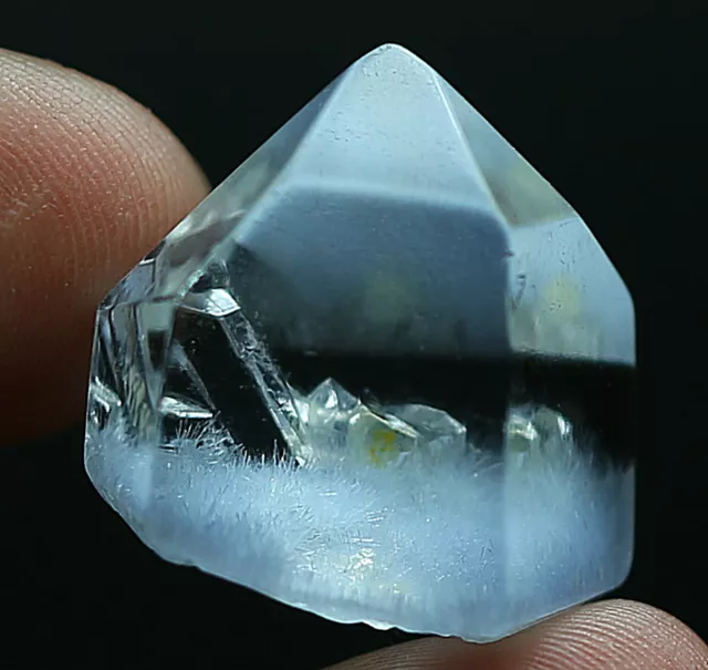 36.1Ct 100% Natural Clear Blue Dumortierite Crystal Quartz Polished Specimen