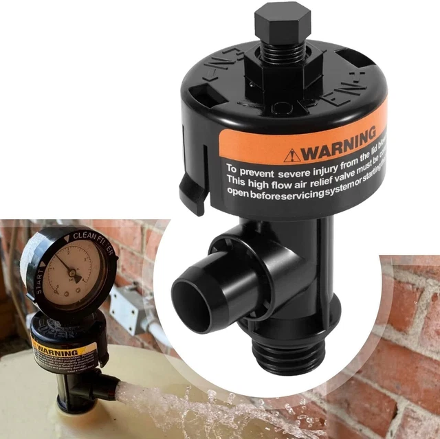 HIGH FLOW AIR Relief Valve Assembly for Pentair Pool Filters 98209800
