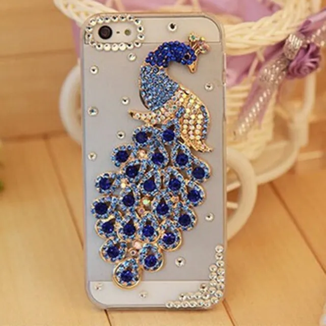 For iPhone 13 11 12 Pro Max XS XR 8 7 Girl's Cute Bling Rhinestone Diamond Case