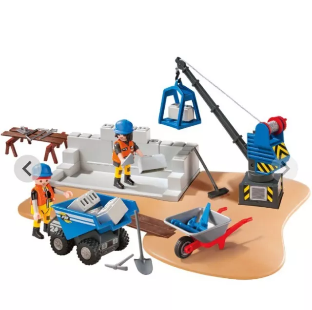 Playmobil 70513 Building Site Construction Set City Action Play Mobil