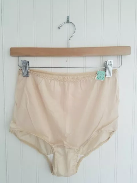 NOS VINTAGE 1970S Kmart Tan Sheer GRANNY PANTIES BRIEFS Underwear