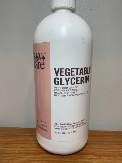 Glicerina/glicerina vegetal cruda + rara (32 onzas líquidas) Alimentos naturales de grado alimenticio de USP