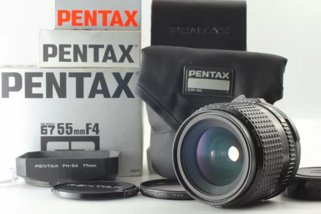 Late [MINT in Box ＆Case] SMC PENTAX 55mm f4 Wide Angle Lens 6x7 67 II From JAPAN