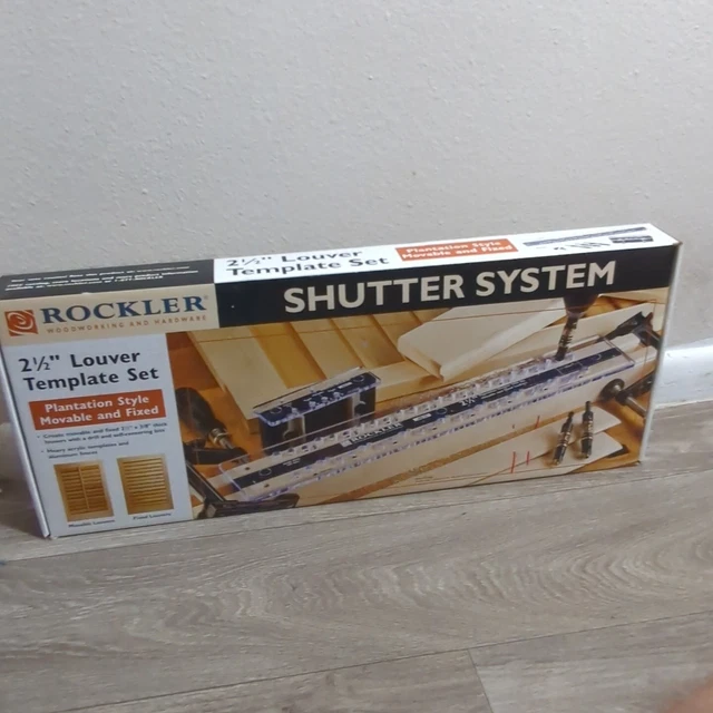 ROCKLER SHUTTER SYSTEM 2 1/2" Louver Template Set Plantation Style