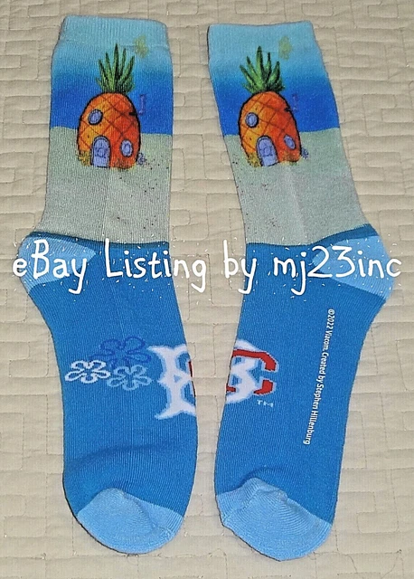 Brooklyn Cyclones Sga Spongebob Squarepants Socks Bikini Bottom New York Mets