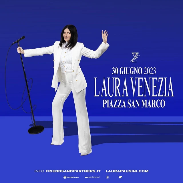 2 Biglietti concerto LAURA PAUSINI - VENEZIA Piazza San Marzo - 30 GIUGNO
