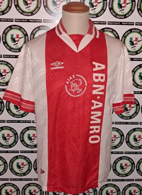 Dennis Bergkamp Ajax 1991-92 Shirt Maglia Calcio Football Soccer Camiseta Trikot 2