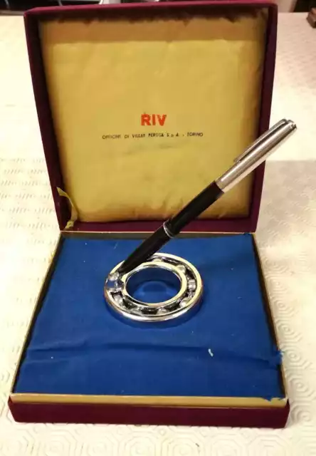 Parker Penna Stilo Fiat Piaggio Riv Cuscinetti Gadget Pubblicitario 1950 Raro