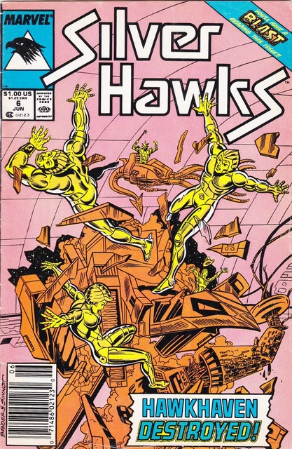 Silverhawks #6 (Newsstand) FN; Marvel/Star | Marvel Steve Perry - we combine shi