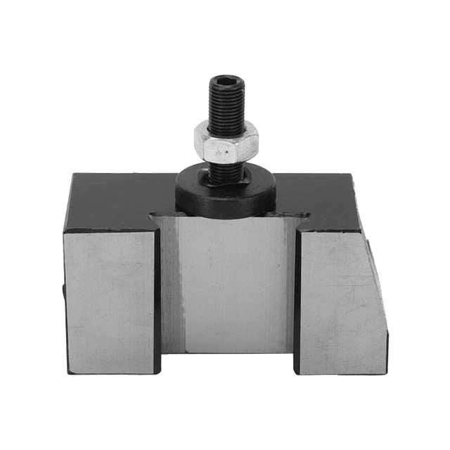 Tool Post Holder Adjustable Universal Turning Tool Holder 10‑15in Lathe Swing