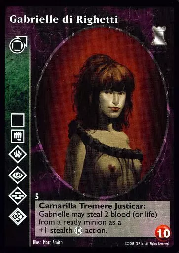 Gabrielle di Righetti - Tremere [Group5/Cap10] Vampire The Eternal Struggle VTES