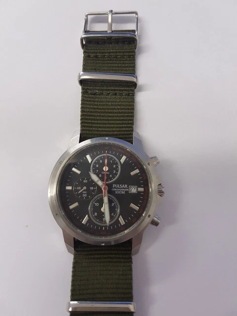 PULSAR YM92-X175 MENS Chronograph Watch PicClick UK