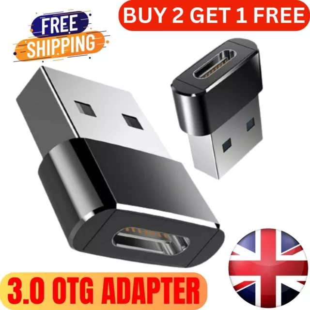 USB Type C 3.0 OTG Female to USB A Male Adapter Converter Charger Connector Plug