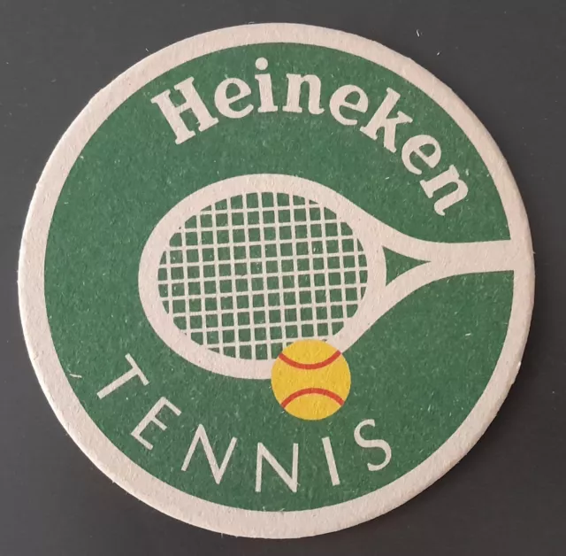 Sous-bock. Heneken 1996. Tennis Dames.