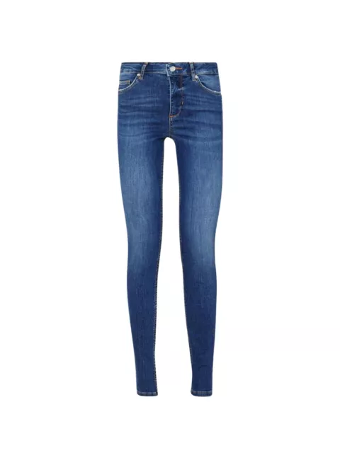 Jeans Liu jo da donna, modello Skinny a vita alta , in cotone, colore Denim Blu