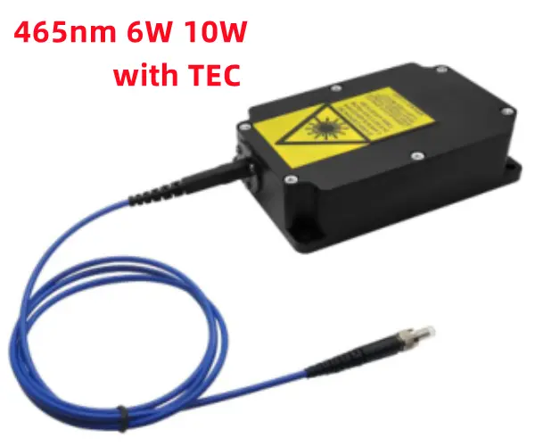 LASERTREE Multi Mode Fiber Coupled Laser 465nm 6W 10W Diode Laser with TEC