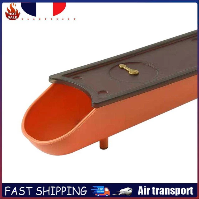 Egg Holder Automatic Rolling Egg Storage Box Home Kitchen Gadgets (Orange)