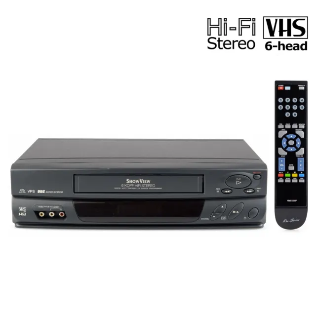 Videorecorder / 12 Monate Garantie / 6 Kopf Hifi Stereo VHS Videorekorder