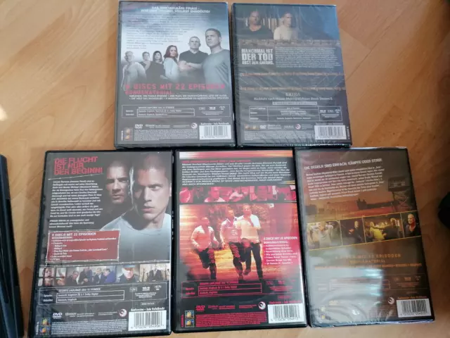 Dvd Rarität: Prison Break Staffel 1-5  (2005 - 2009) Komplette Serie 2