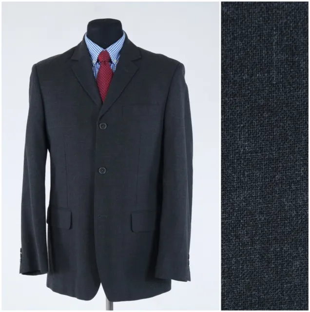 Abrigo Deportivo de Lana de Lana de Colección Blazer 40R Gris Oscuro 40R Talla Reino Unido