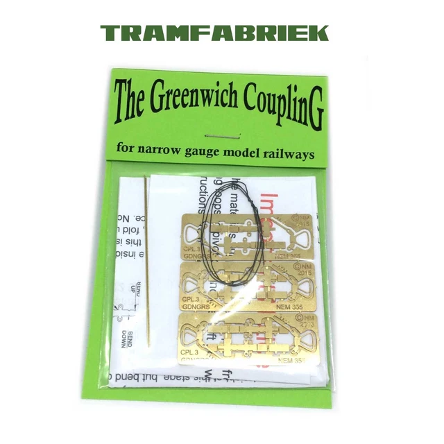 GREENWICH COUPLINGS (10) CPL 3 NEM 355 for fx OO9 H0e To fit in NEM