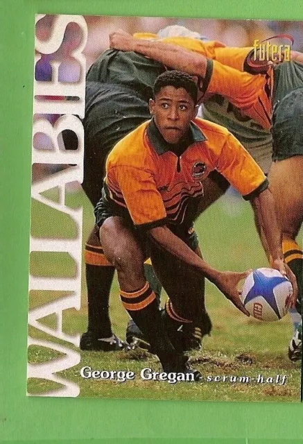 1996 Rugby Union  Card #11  George Gregan, Wallabies