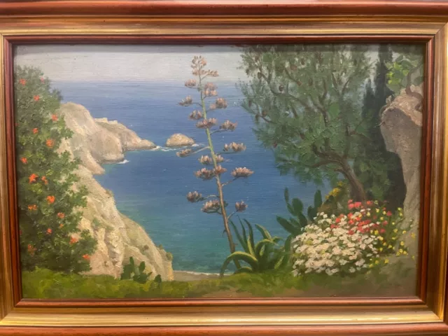 Seltenes Meisterwerk Impressionist 1920 CAPRI von Ernst Betz 1898 - 1989 Rarität