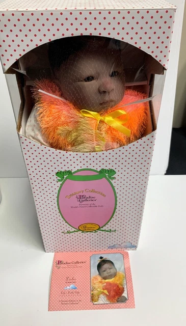 Anna Carter Paradise Galleries Treasury Collection "Leslie" Vinyl Doll with COA