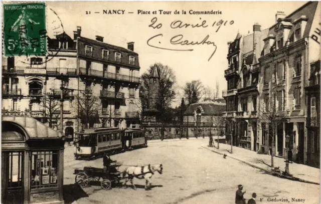 CPA NANCY - Place et Tour de la Commanderie (484020)