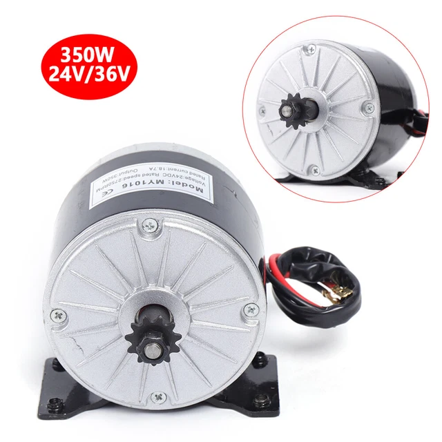 Moteur électrique Scooter MY1016 – 36V 350W 2750RPM, Neuf, HMParts