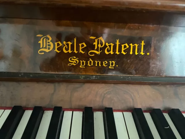 Beale Patent Sydney Piano. Good condition.  Brown.  FREE TO GOOD HOME