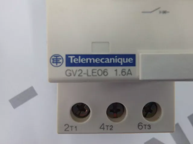 GV2LE0616A - TELEMECANIQUE - GV2LE06/1.6A / Disjoncteur magnétique  NEW 3