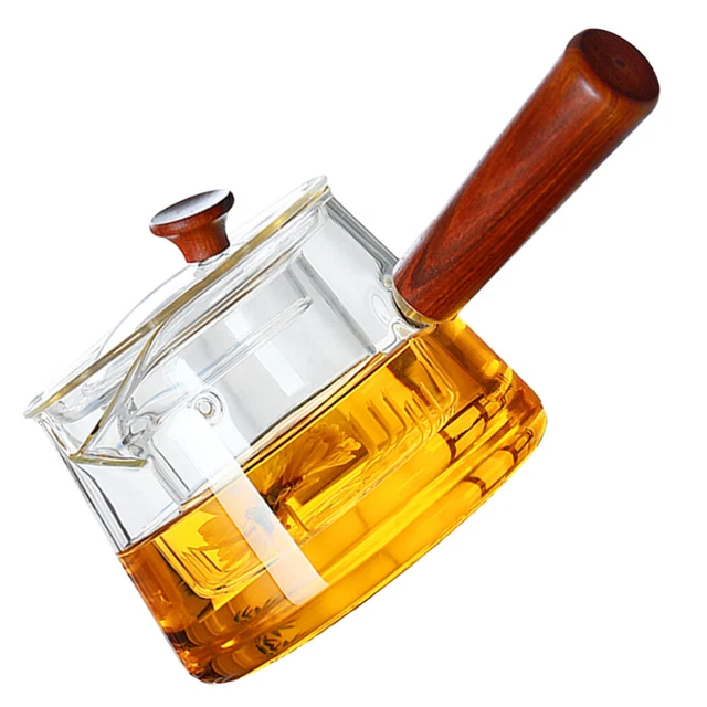 Infusor olla de té transparente vaso de tetera recipiente de té infusor tetera hogar