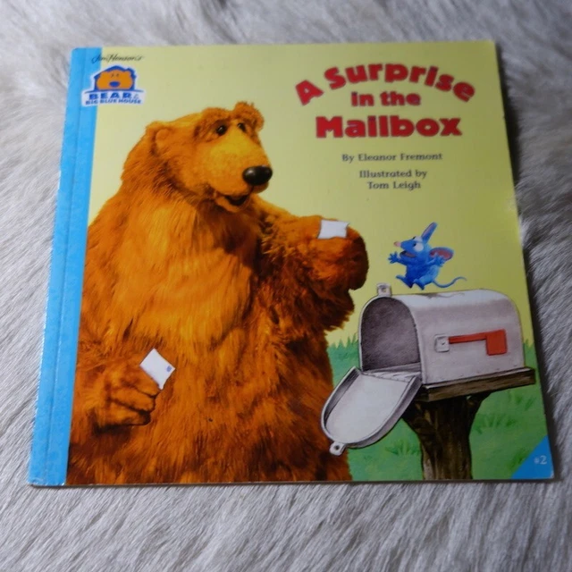 Vtg Jim Henson Bear in the Big Blue House Tv Show Book A Surprise in the Mailbox