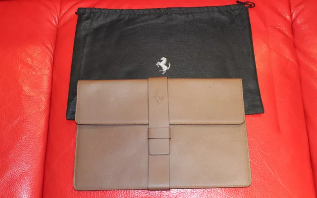 Ferrari / Schedoni / Leather / Leder / Folder / Documents / Pouch / Case