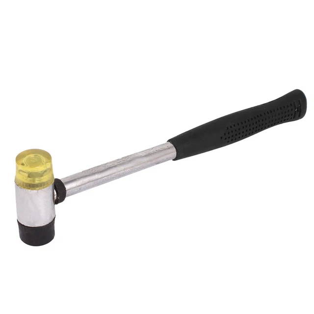 207ml 25mm Poignée Antidérapante Tête Maillet En Caoutchouc Marteau Outil À Main