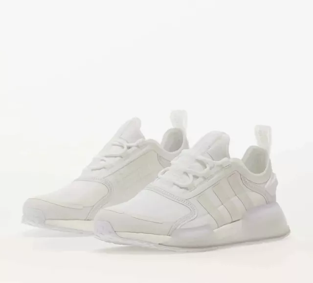 adidas NMD R1 V3 Men's Trainers - All Sizes Available - Triple White (GX9586)